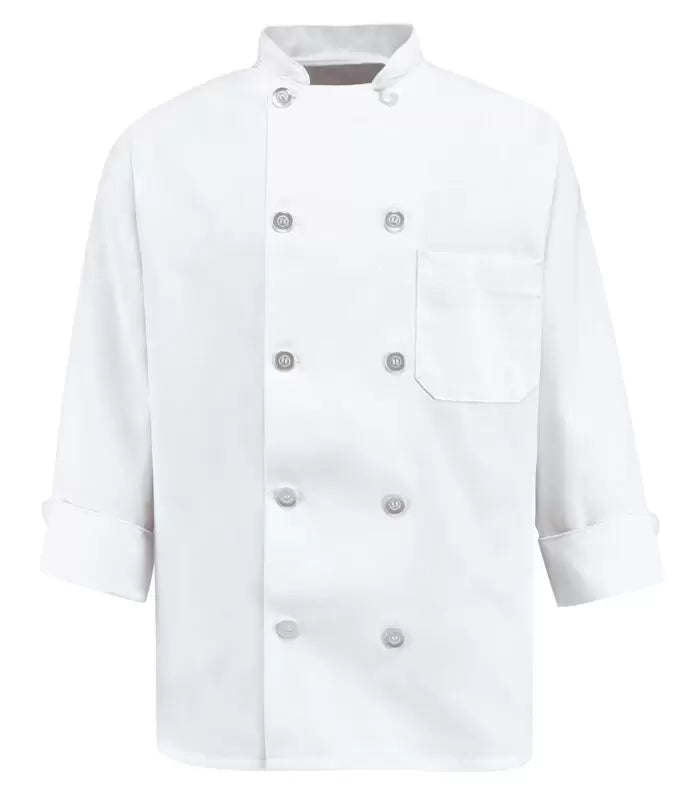 RED KAP® CHEF DESIGNS® WOMEN'S CHEF COAT. 0401 - Special Order - Feature Item