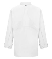 RED KAP® CHEF DESIGNS® LADIES' CHEF COAT WITH OILBLOK + MIMIX™. 041X - Special Order - XPRESS Feature Item