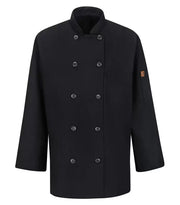 RED KAP® CHEF DESIGNS® LADIES' CHEF COAT WITH OILBLOK + MIMIX™. 041X - Special Order - XPRESS Feature Item