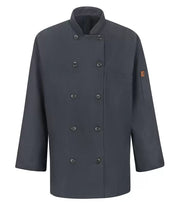 RED KAP® CHEF DESIGNS® LADIES' CHEF COAT WITH OILBLOK + MIMIX™. 041X - Special Order - XPRESS Feature Item