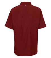 RED KAP® CHEF DESIGNS® SHORT SLEEVE CHEF COAT WITH OILBLOK + MIMIX™. 046X