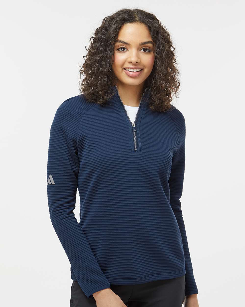Adidas A589 - Women's Spacer Quarter-Zip Pullover