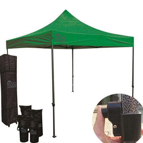 Green 10×10 Canopy – Iron Horse Medium Quality Canopy Tent
