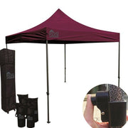 Maroon 10×10 Canopy – Iron Horse Medium Quality Canopy Tent