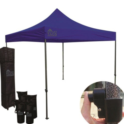 Navy Blue 10×10 Canopy – Iron Horse Medium Quality Canopy Tent