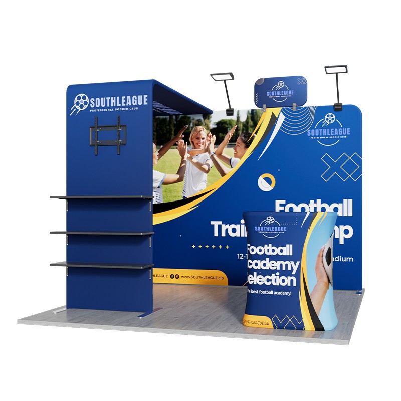10ftx10ft Custom Trade Show Booth 1A