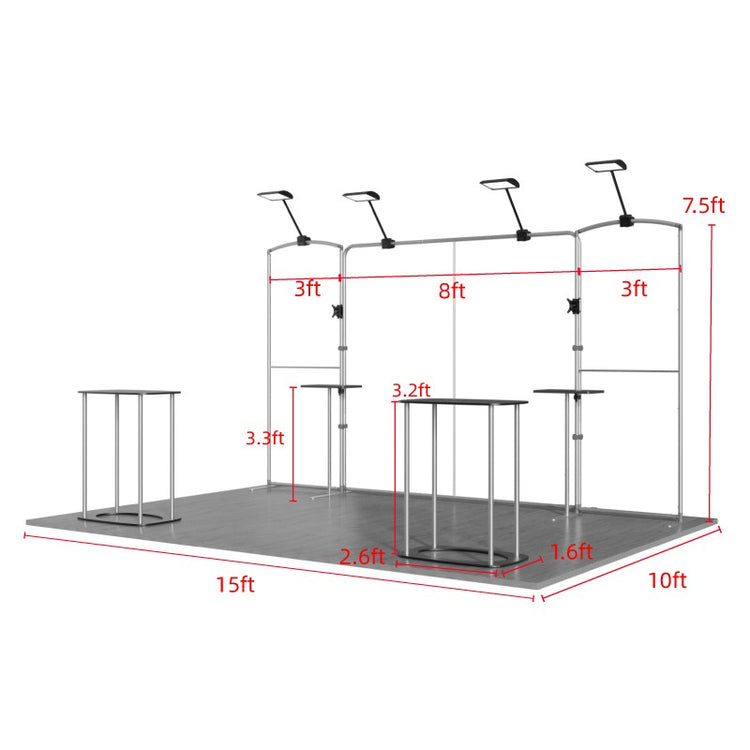 10ftx15ft Custom Trade Show Booth A1