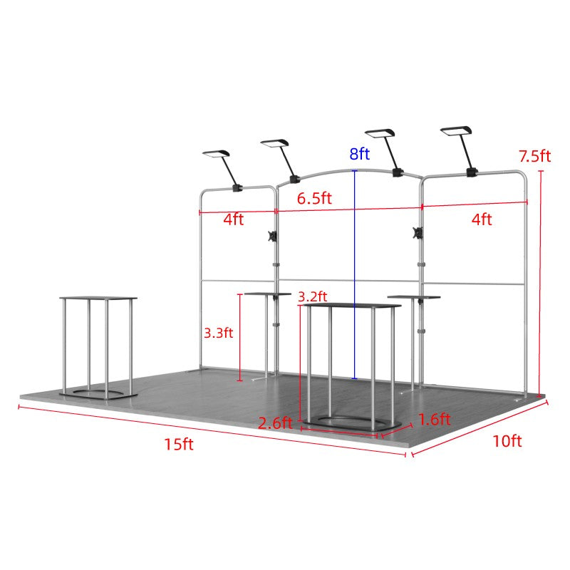 10ftx15ft Custom Trade Show Booth C1