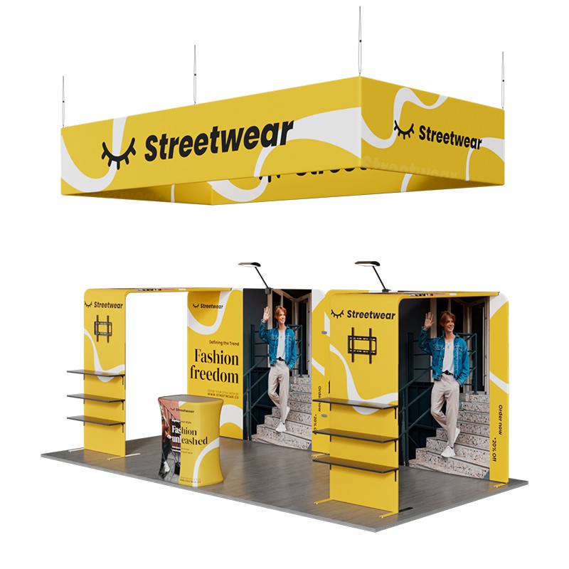 10ftx20ft Custom Trade Show Booth 1A