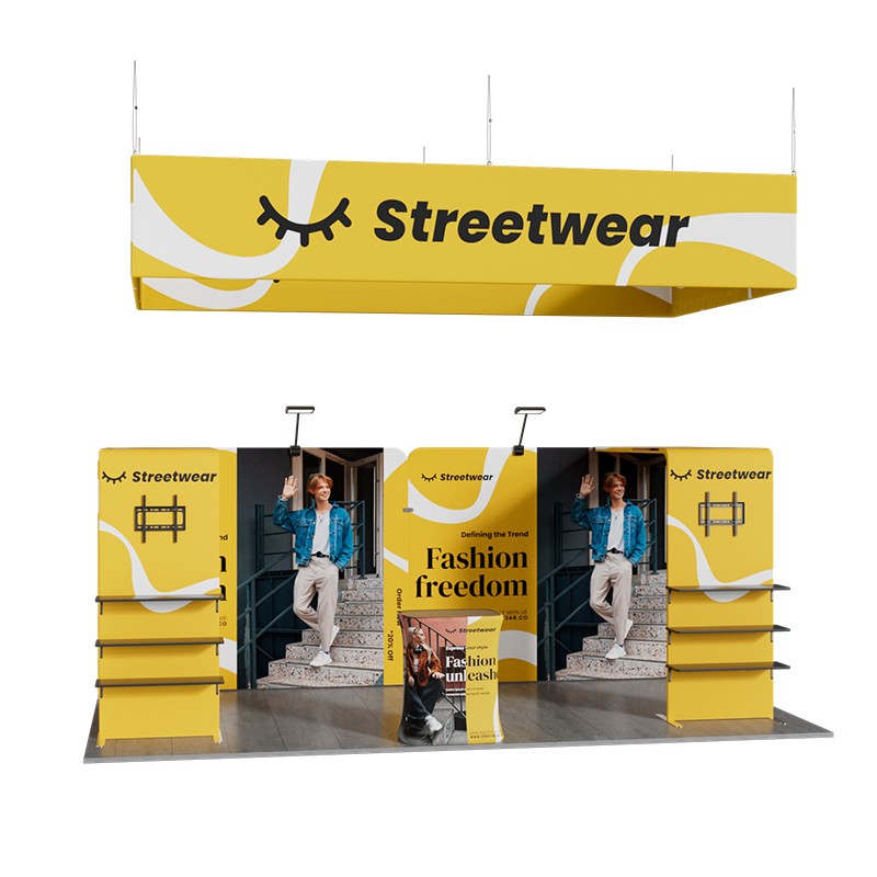 10ftx20ft Custom Trade Show Booth 1A
