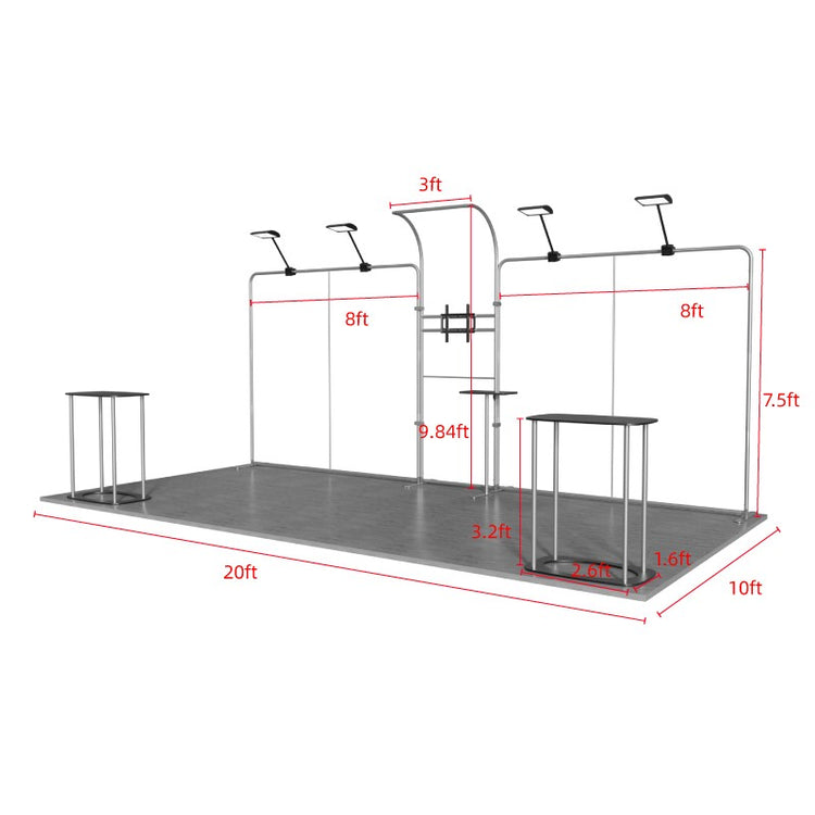 10ftx20ft Custom Trade Show Booth A4