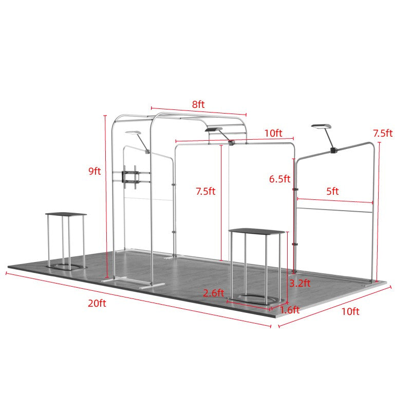 10ftx20ft Custom Trade Show Booth A5