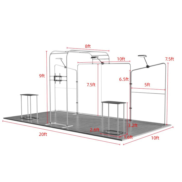 10ftx20ft Custom Trade Show Booth A5