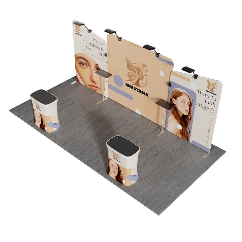 10ftx20ft Custom Trade Show Booth A6