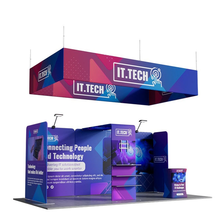 10ftx20ft Custom Trade Show Booth B1