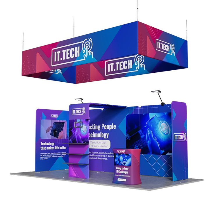 10ftx20ft Custom Trade Show Booth B1