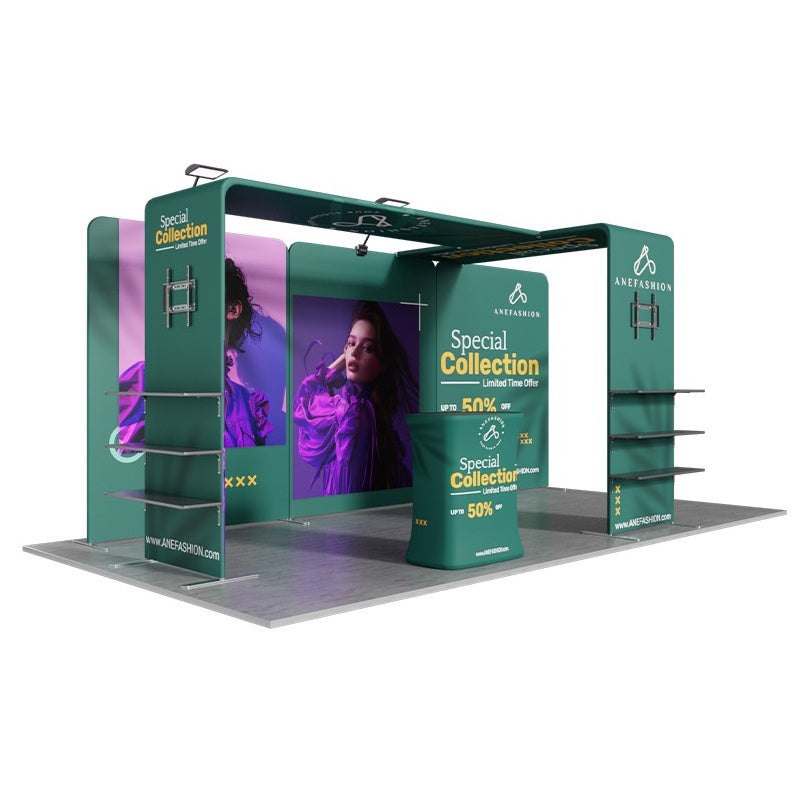 10ftx20ft Custom Trade Show Booth B2