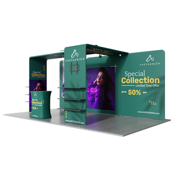 10ftx20ft Custom Trade Show Booth B2
