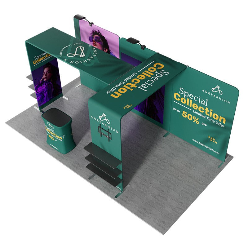 10ftx20ft Custom Trade Show Booth B2
