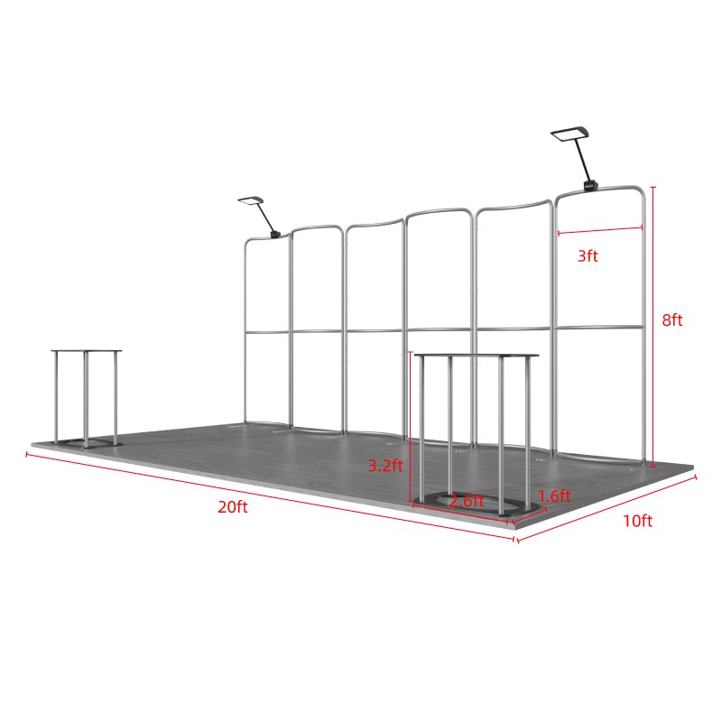 10ftx20ft Custom Trade Show Booth B3