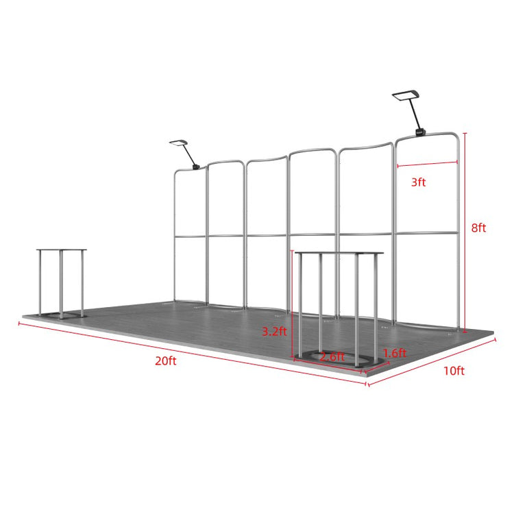 10ftx20ft Custom Trade Show Booth B3