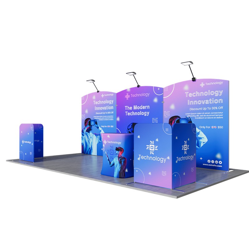 10ftx20ft Custom Trade Show Booth C2
