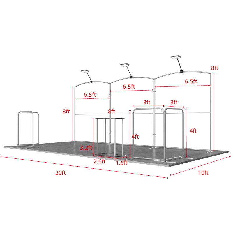 10ftx20ft Custom Trade Show Booth C2