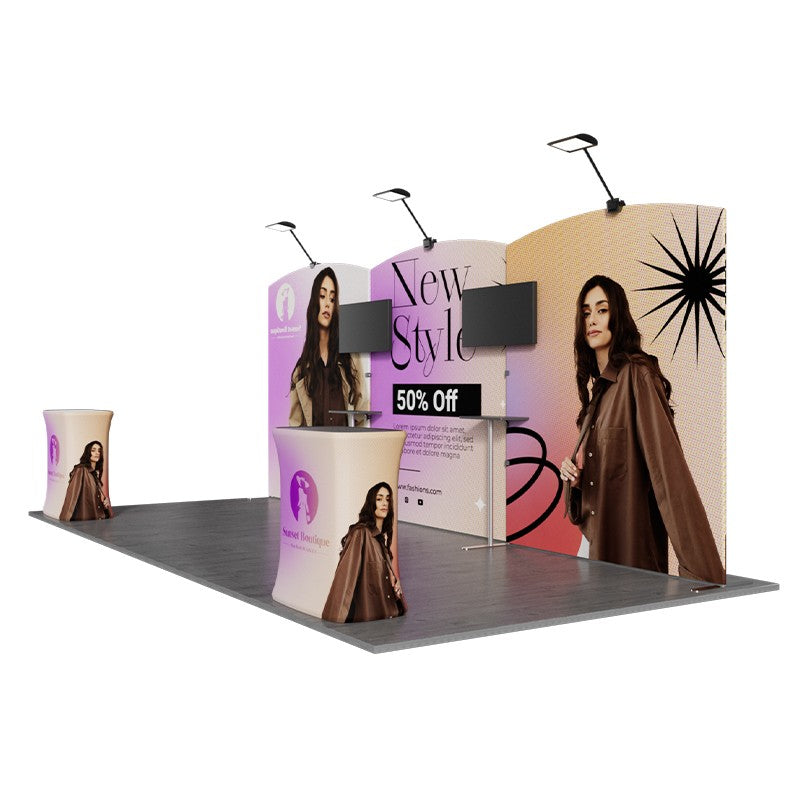 10ftx20ft Custom Trade Show Booth C4