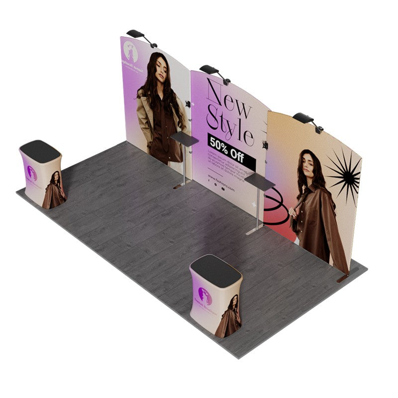 10ftx20ft Custom Trade Show Booth C4