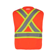 L01170 - Protector - Tricot Hi-Vis 5 Point Tear Away Vest - One Size