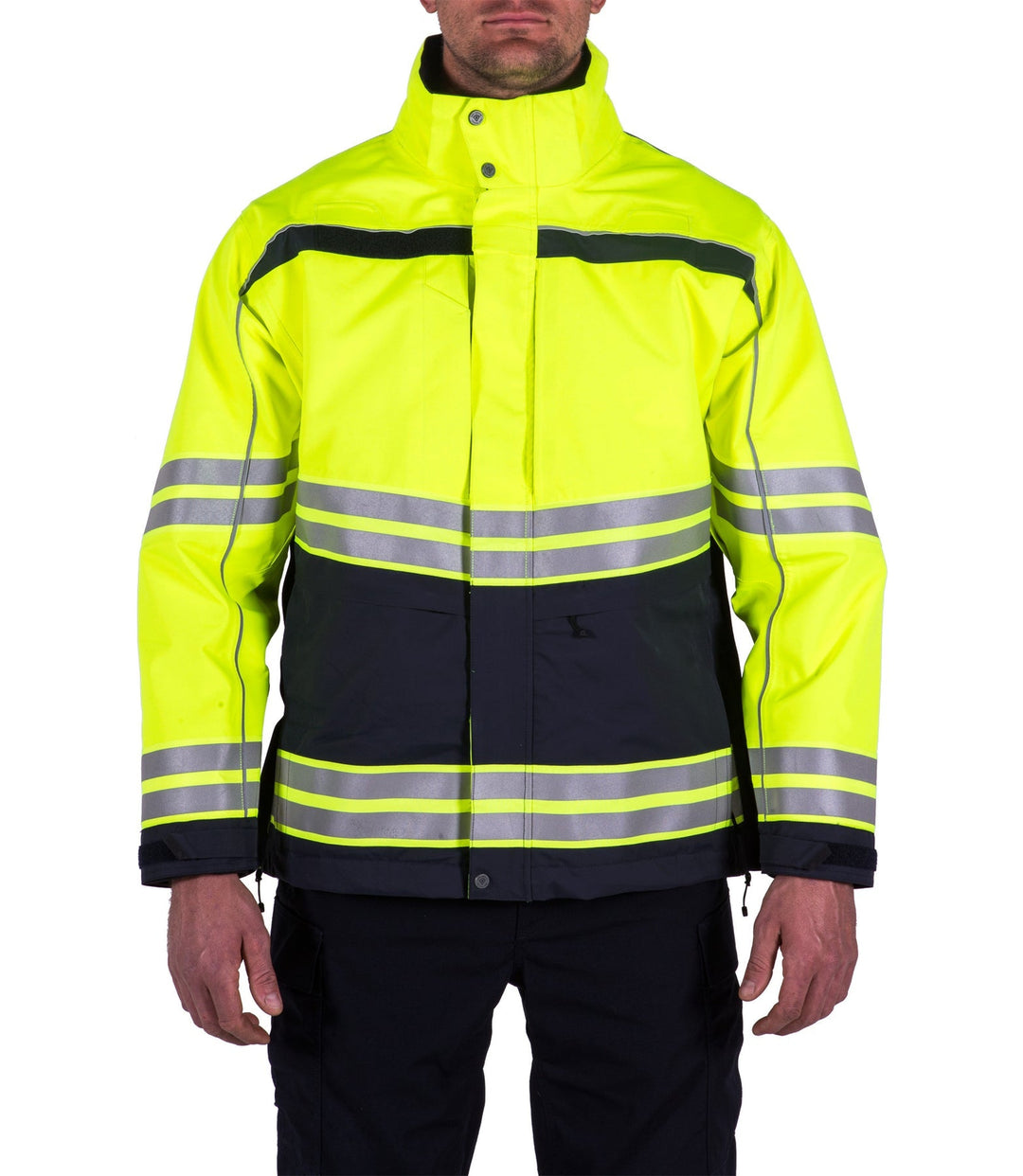 Parka avec système haute visibilité