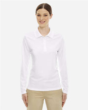 CORE365 Women's Pinnacle Performance Long Sleeve Piqué Polo - 78192