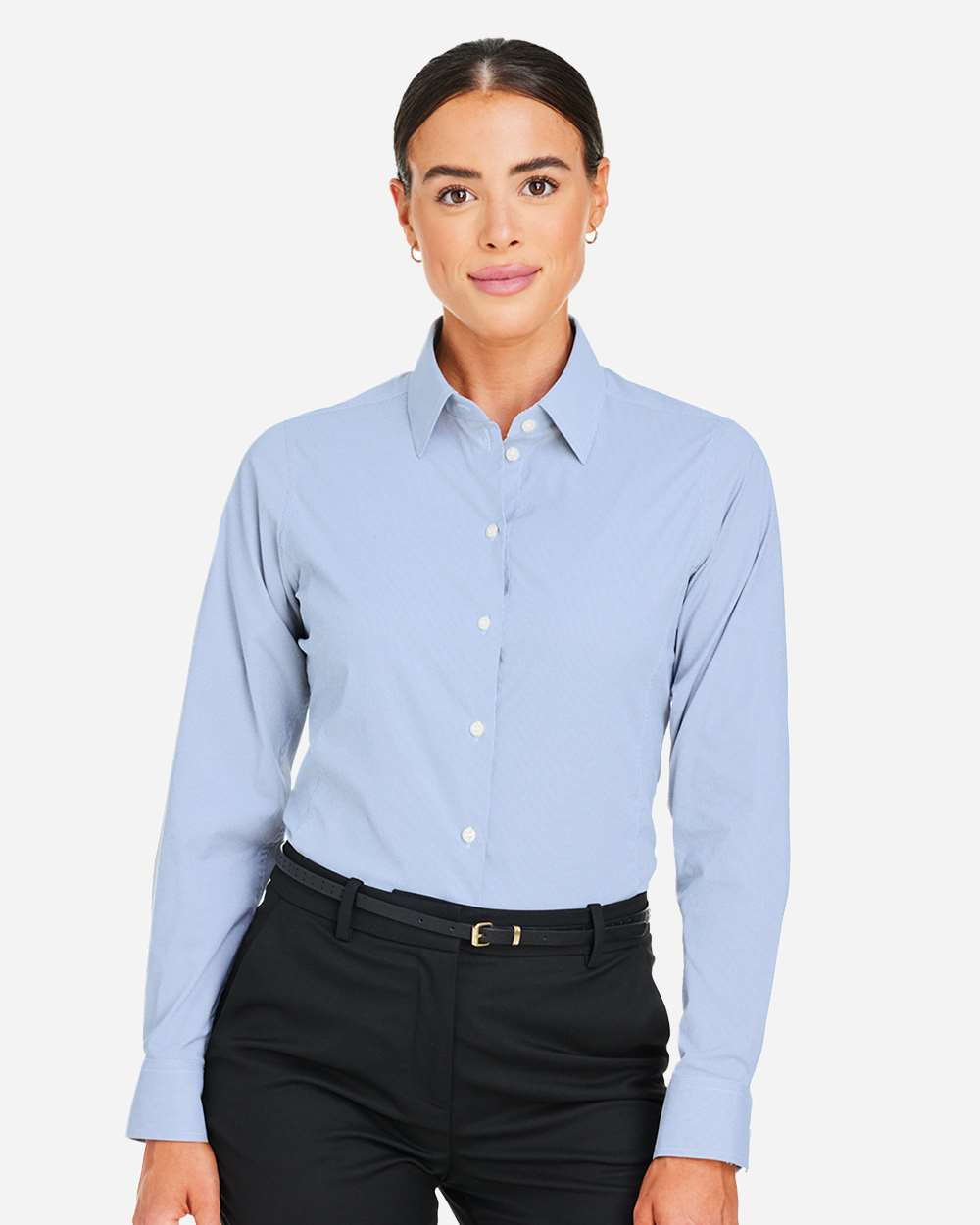 Devon & Jones Women's CrownLux Performance® Microstripe Dress Shirt