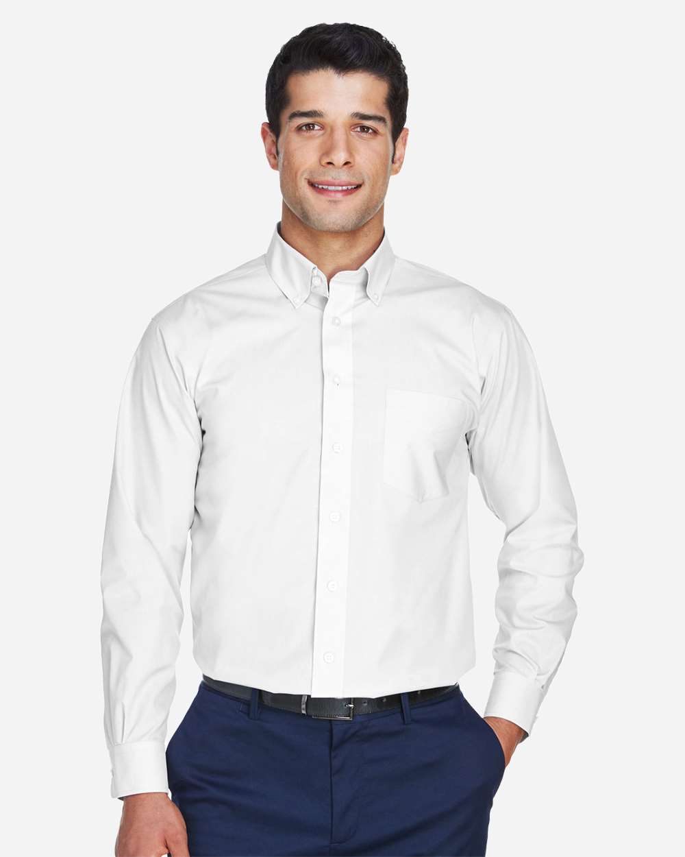 Devon & Jones Men's Tall Crown Collection® Broadcloth Woven Dress Shirt