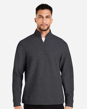 North End Men's Spirit Textured Quarter-Zip Pullover - NE725