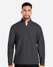 North End Men's Spirit Textured Quarter-Zip Pullover - NE725