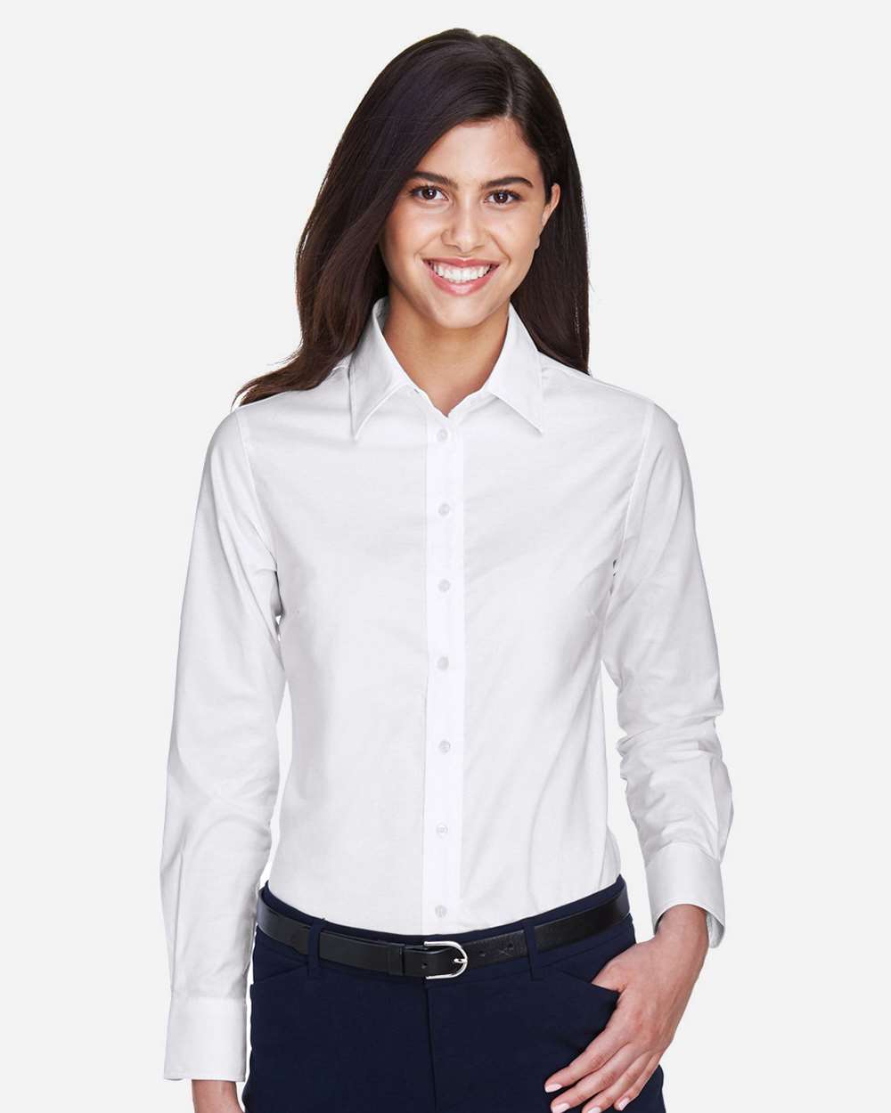 Harriton Women's Oxford Dress Shirt