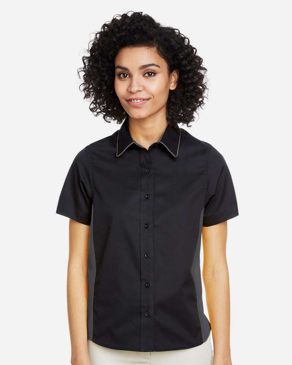 Harriton Women's Flash IL Colorblock Shirt