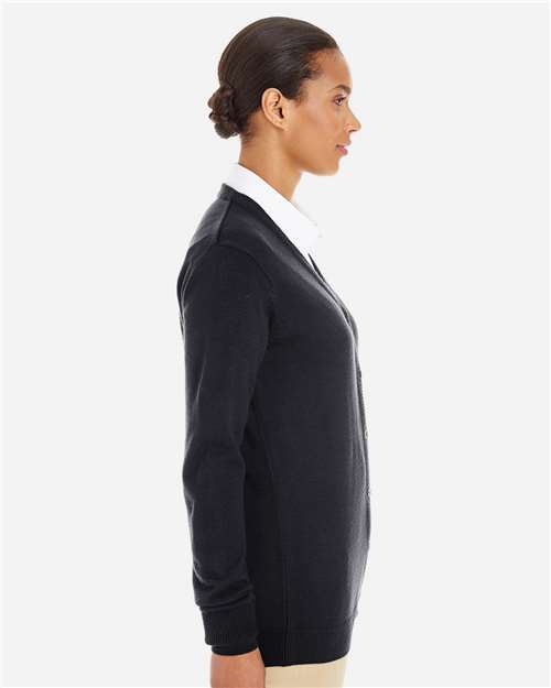 Harriton M425W - Women's Pilbloc V-Neck Button Cardigan Sweater