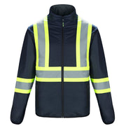 L01260 - Safeguard - Reversible Hi-Vis Insulated Jacket