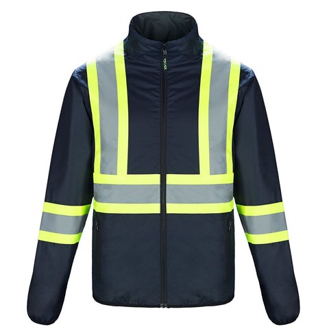 L01260 - Safeguard - Reversible Hi-Vis Insulated Jacket