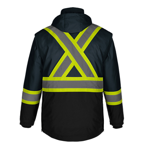 L01275 - Kenworth - 5in1 Hi-Vis Parka w/ Detachable Hood
