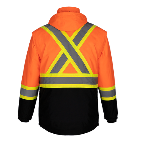 L01275 - Kenworth - 5in1 Hi-Vis Parka w/ Detachable Hood