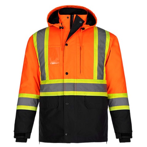 L01275 - Kenworth - 5in1 Hi-Vis Parka w/ Detachable Hood