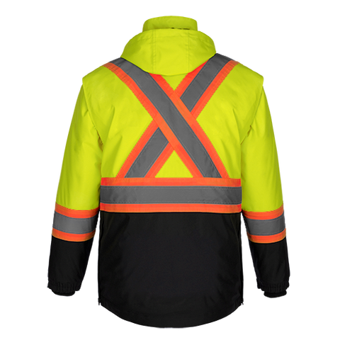 L01275 - Kenworth - 5in1 Hi-Vis Parka w/ Detachable Hood