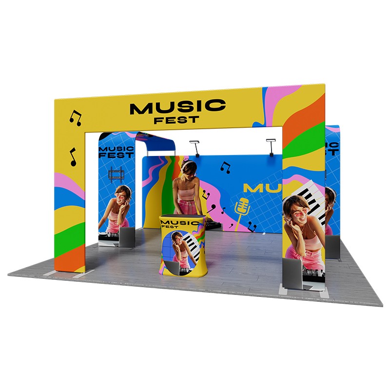 20x20ft Trade Show Display Booth Kit – A1