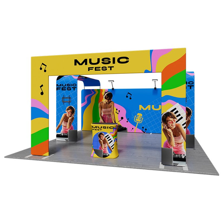 20x20ft Trade Show Display Booth Kit – A1
