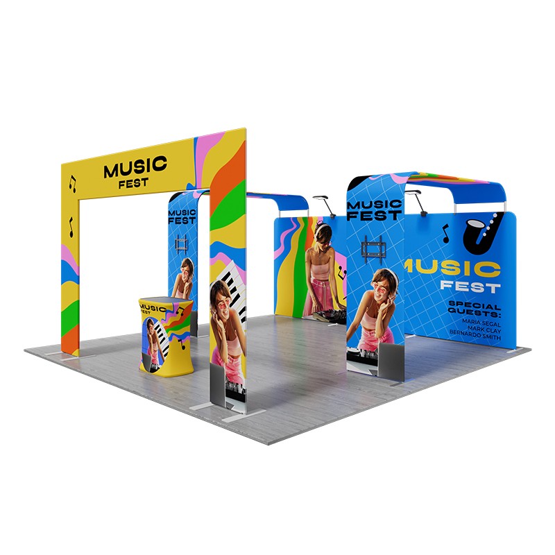 20x20ft Trade Show Display Booth Kit – A1