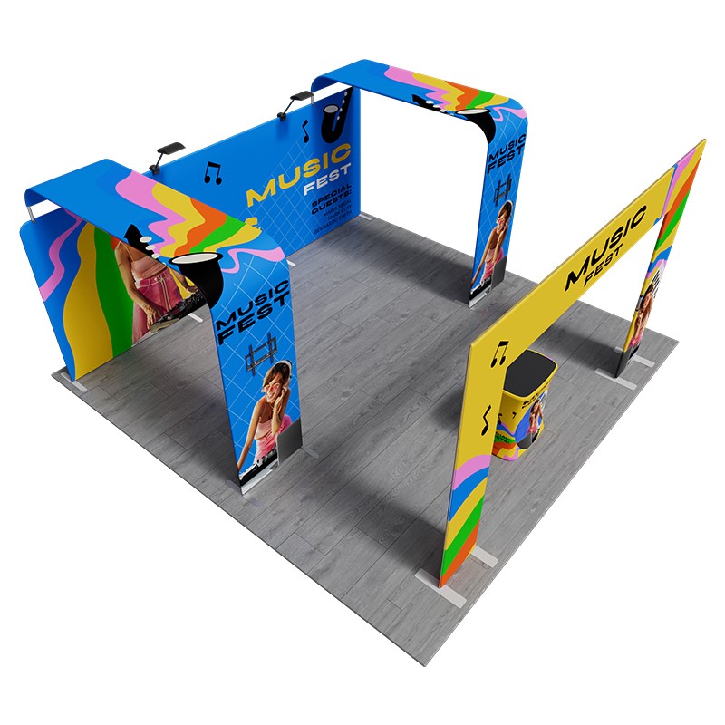20x20ft Trade Show Display Booth Kit – A1