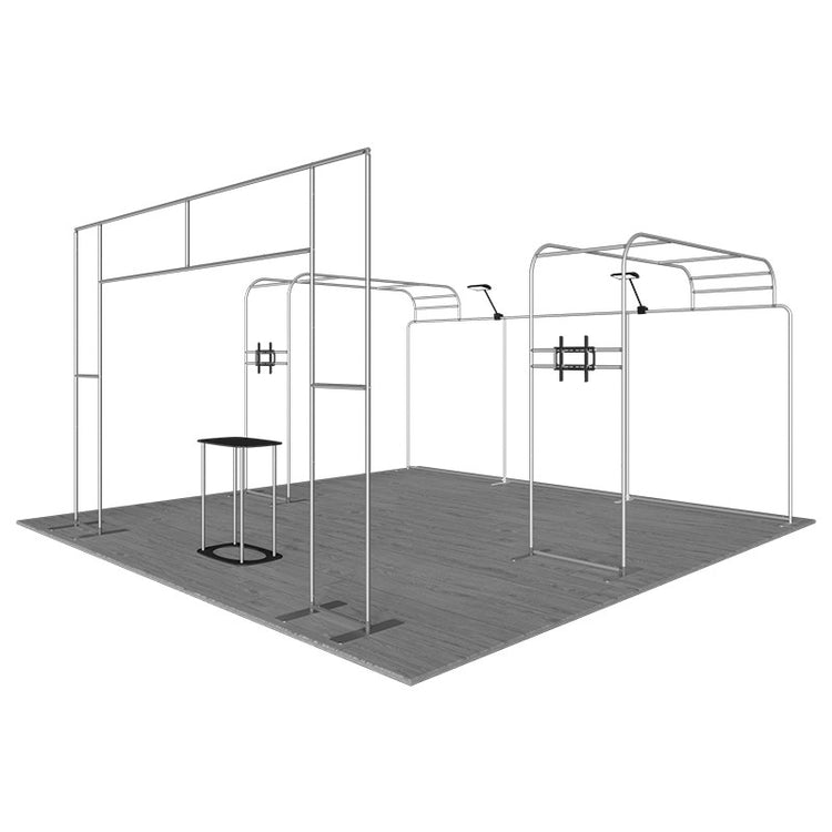 20x20ft Trade Show Display Booth Kit – A1